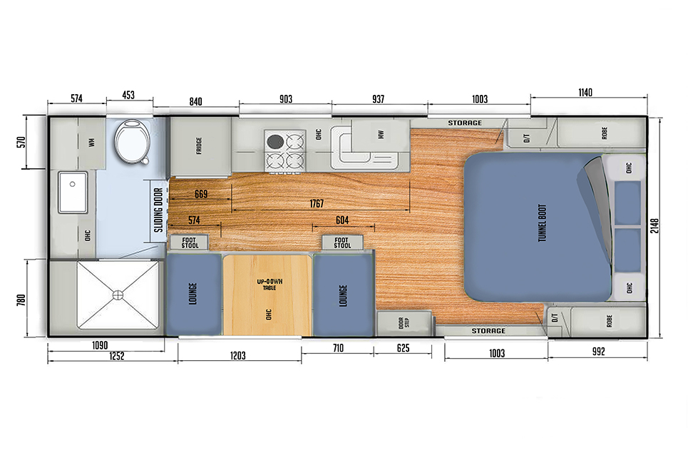 2022 BLACK SERIES BLACK SERIES HQ19, , floor-plans-day image number 0